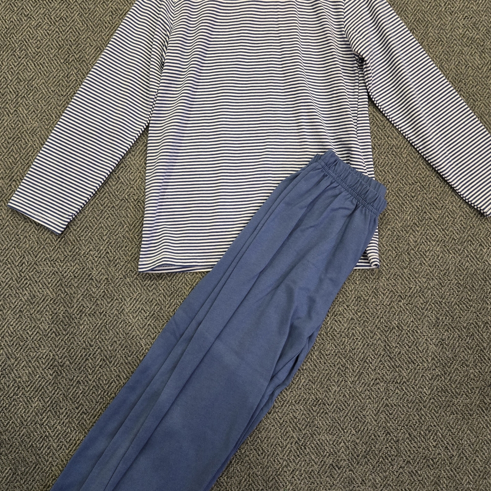 Striped Navy and Blue Kids Matching Set
